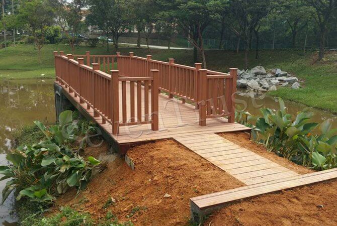 Use of WPC in the Garden Scenic Garden Landscape