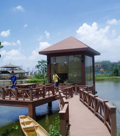 Wood Plastic Composite Pavilion