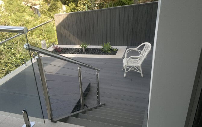 What is the performance of wood plastic composite flooring